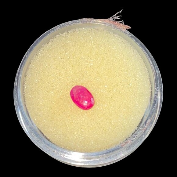 Pink Topaz Oval Faceted Cabochon Stone 6mm X 4mm Loose Gemstone - Picture 4 of 11